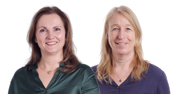 Katje en Esther